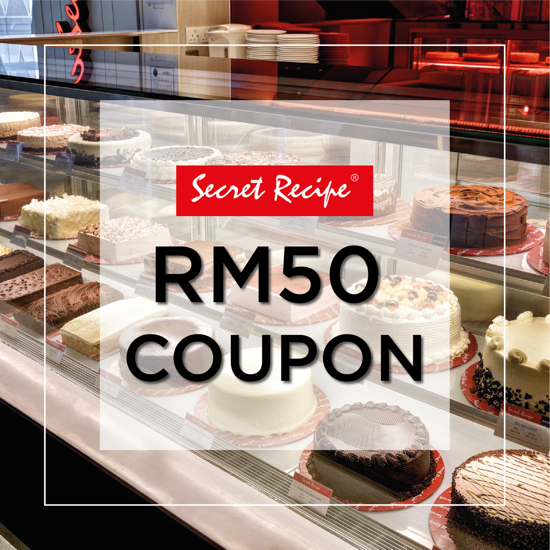 Picture of Secret Recipe RM50 Coupon