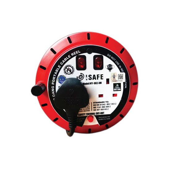 Picture of Cable Extension Reel 2 Gang 1.25mm (10m)