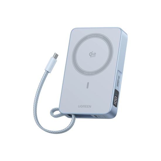Picture of UGREEN 10,000mAh MagFlow Magnetic Wireless Charge Power Bank 20W Qi2.0 (PB773-65958B)